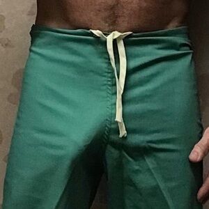 Eagle, scrubs, small green